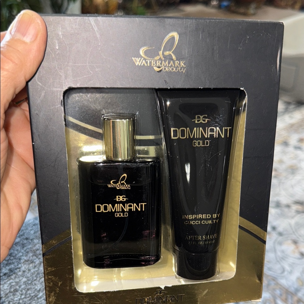 Inspired by Gucci quality  Watermark Beauty Dominant Gold Fragrance Set
